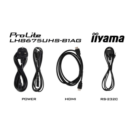 86" iiyama LH8675UHS-B1AG: IPS, 4K, 24 7, Android 11