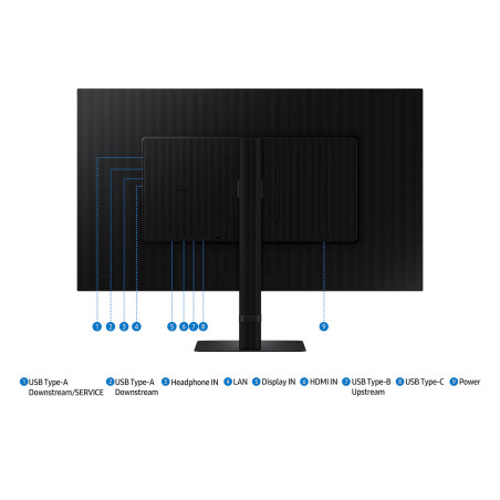Samsung ViewFinity S8/S80UD/32"/VA/4K UHD/60Hz/5ms/Black/3R