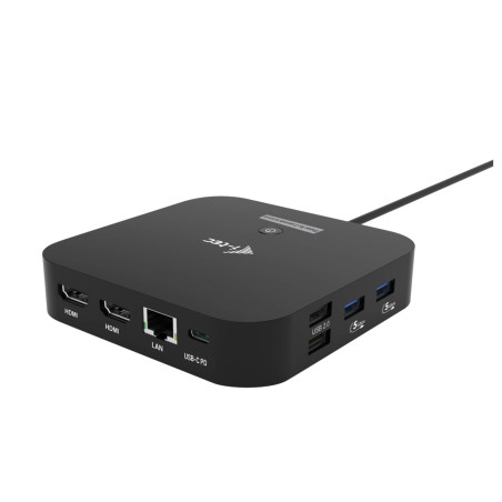 i-tec USB-C Dual HDMI Docking Station, Power Delivery 100W