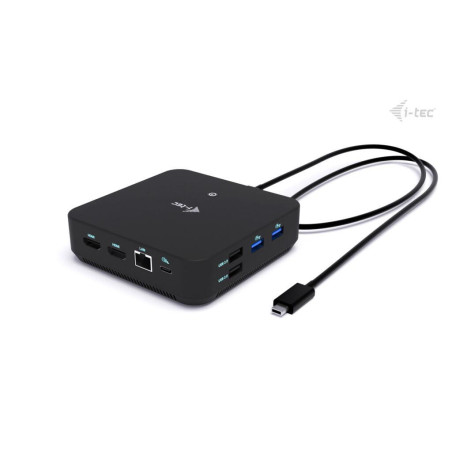 i-tec USB-C DP Dual HDMI Docking Station, Power Delivery 100W + i-tec Universal Charger 100W