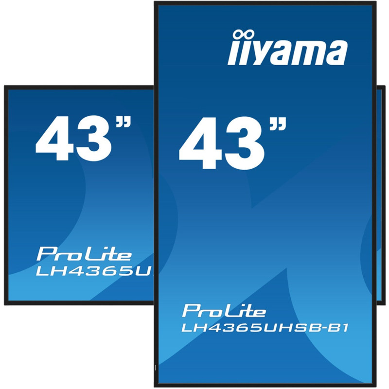 43" iiyama LH4365UHSB-B1: IPS, 4K UHD, Android, 24/7