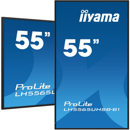 55" iiyama LH5565UHSB-B1: IPS, 4K UHD, Android, 24/7
