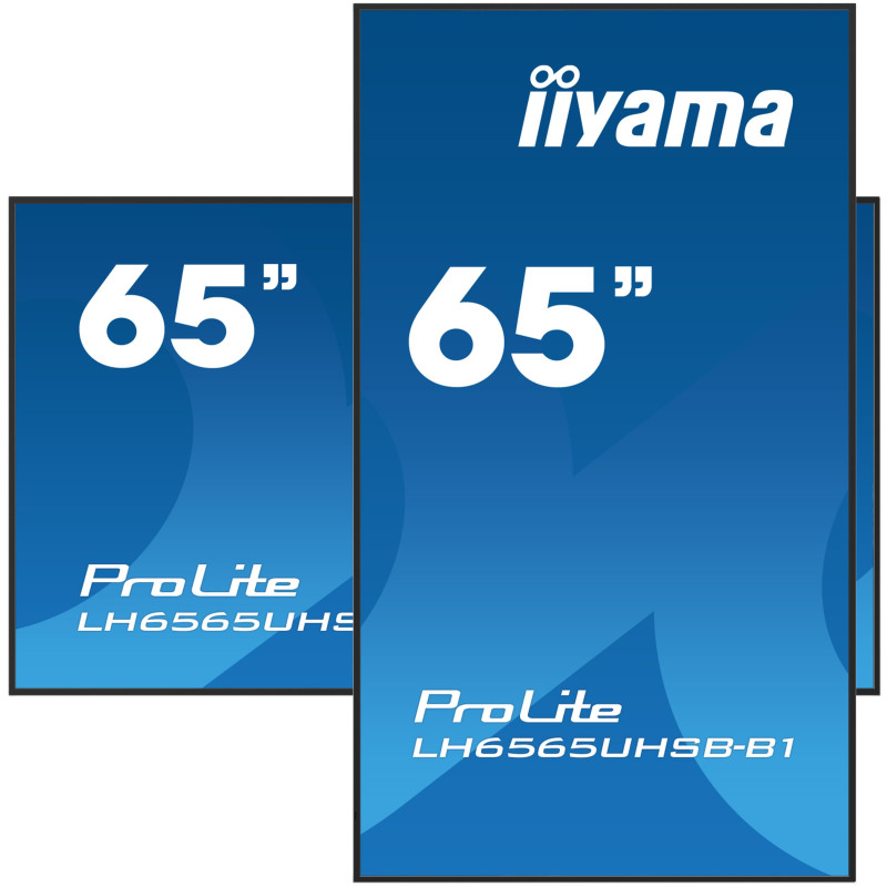 65" iiyama LH6565UHSB-B1: IPS, 4K UHD, Android, 24/7