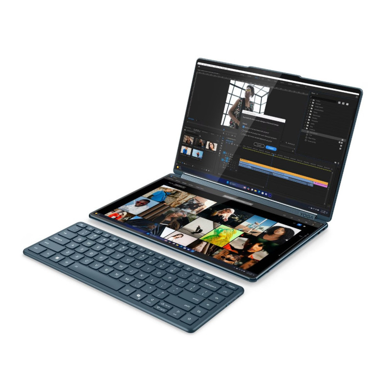 Lenovo Yoga Book 9/14IAH10/U7-255H/14"/2880x1800/T/32GB/1TB/Intel int/W11H/Tidal Teal/3R