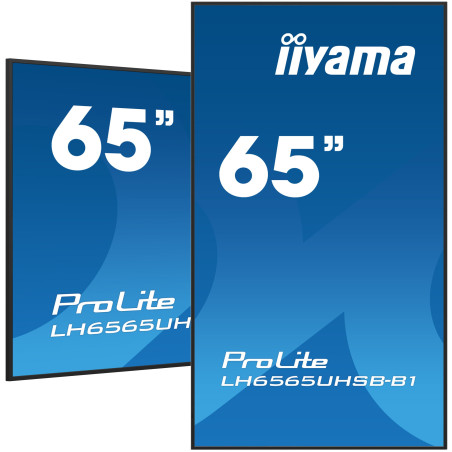 65" iiyama LH6565UHSB-B1: IPS, 4K UHD, Android, 24/7