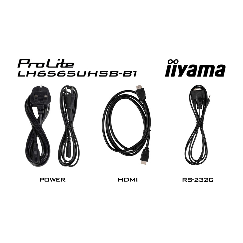 65" iiyama LH6565UHSB-B1: IPS, 4K UHD, Android, 24/7