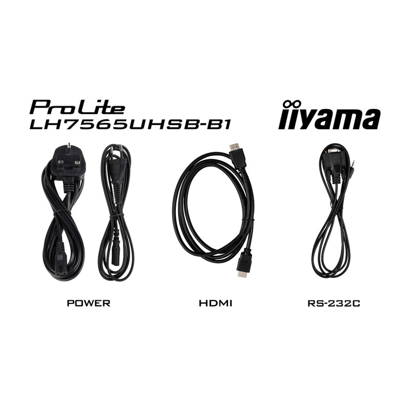 75" iiyama LH7565UHSB-B1: IPS, 4K UHD, Android, 24/7