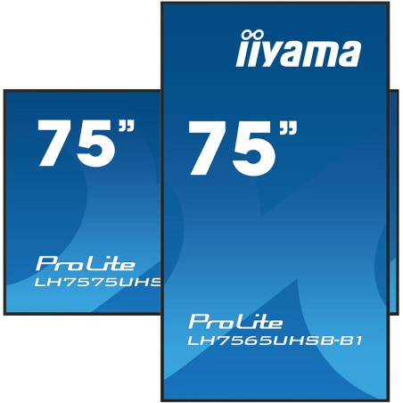 75" iiyama LH7565UHSB-B1: IPS, 4K UHD, Android, 24/7