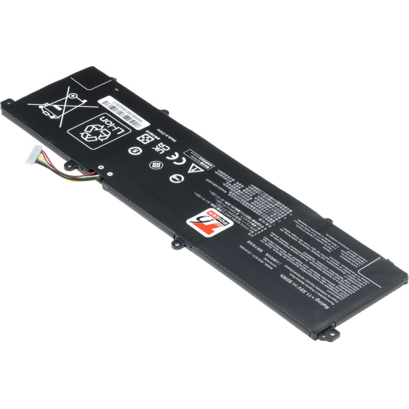 Batéria T6 Power pre Asus VivoBook S333EA, X1505VA, X1704VA, X321EA, 4335mAh, 50Wh, 3cell, Li-poly