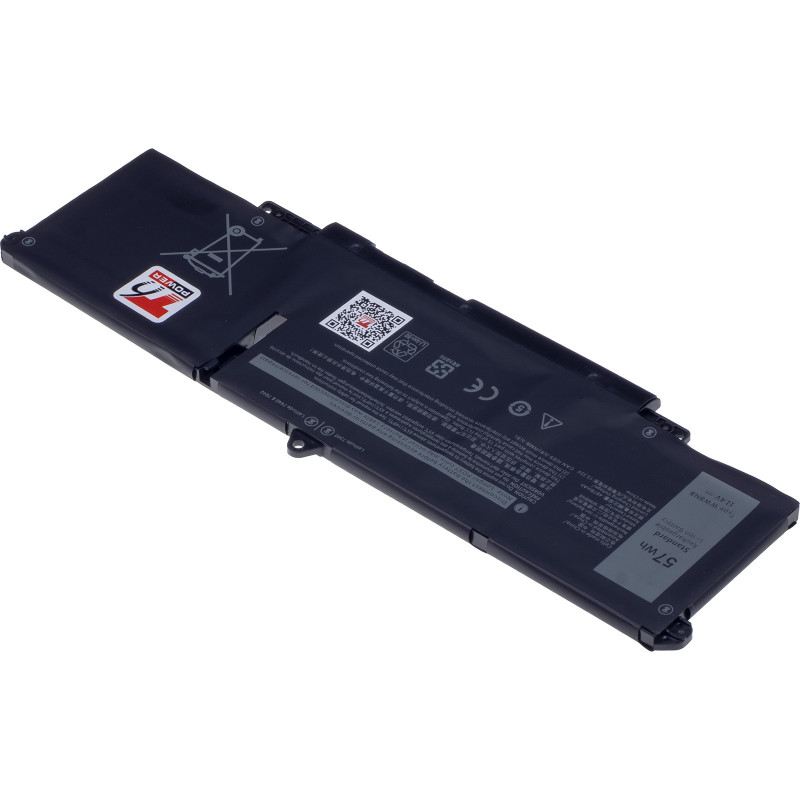 Batéria T6 Power pre Dell Latitude 7340, 7350, 7440, 7450, 7640, 7650, 4878mAh, 57Wh, 3cell, Li-pol