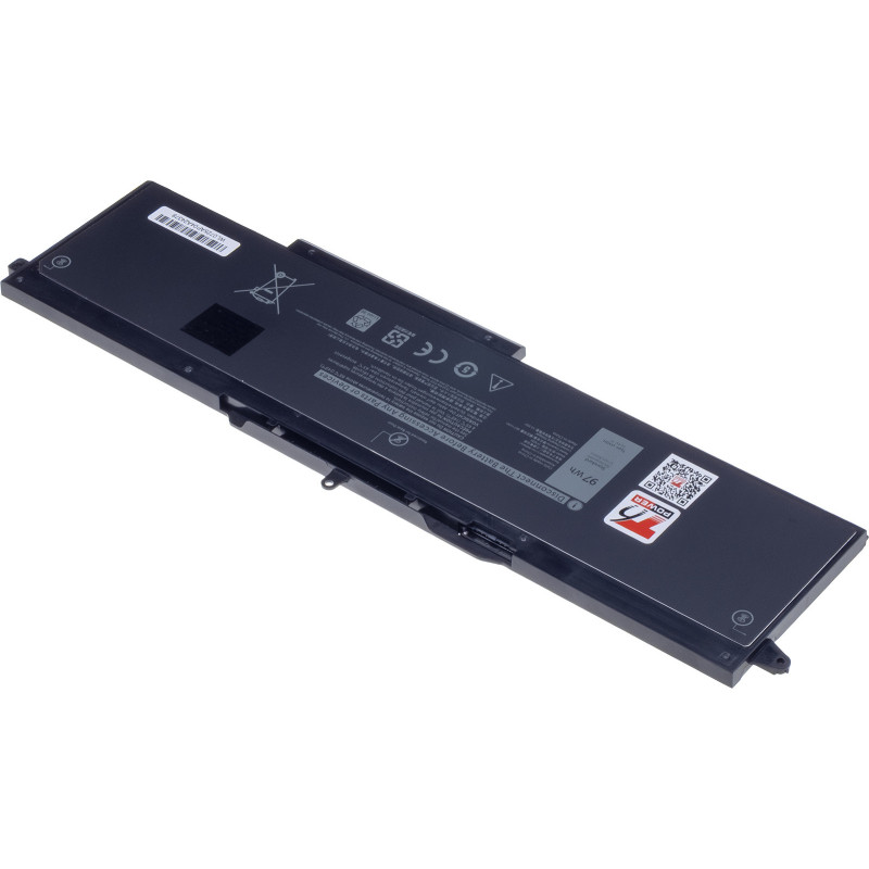 Batéria T6 Power pre Dell Latitude 5501, 5511, Precision 3541, 3551, 8500mAh, 97Wh, 6cell, Li-poly