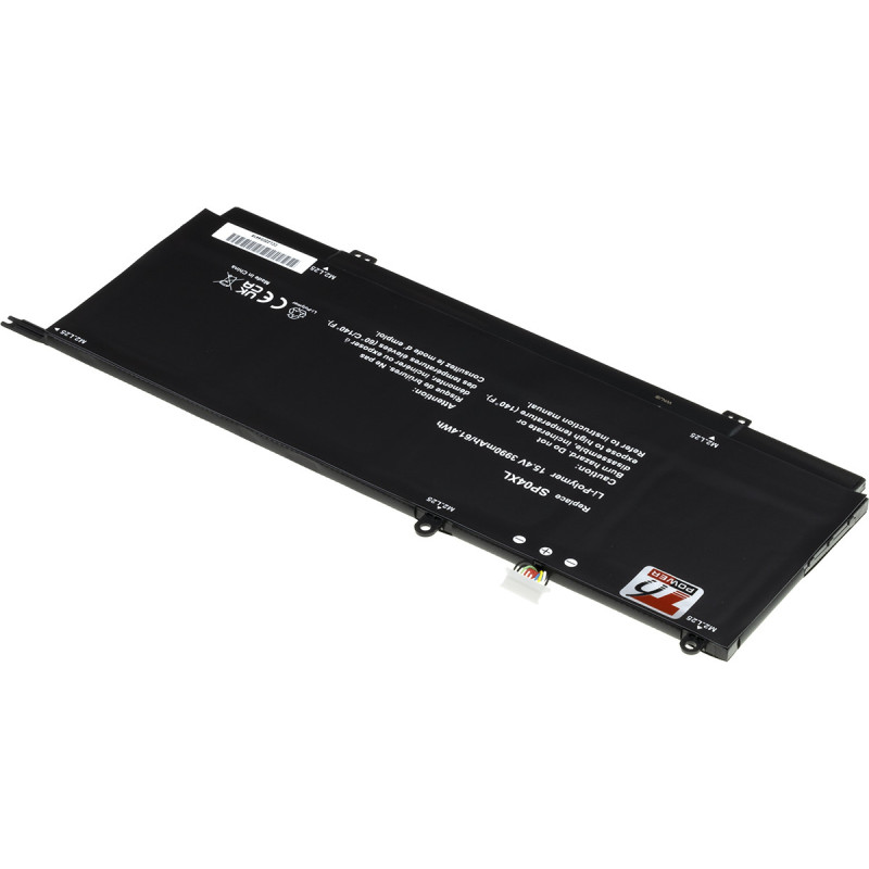 Batéria T6 Power pre HP Spectre 13-ap0000 x360 serie, 3990mAh, 61,4Wh, 4cell, Li-pol