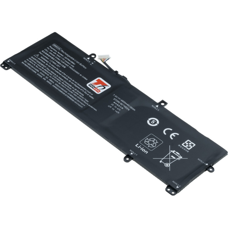 Batéria T6 Power pre HP Pavilion 13-an0000, 13-an1000 séria, 4800mAh, 36Wh, 2cell, Li-poly
