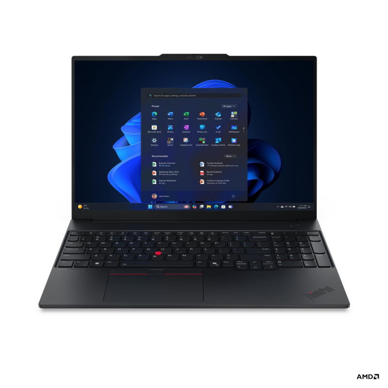 Lenovo ThinkPad E/E16 Gen 3 (AMD)/R7-250/16"/WUXGA/32GB/1TB/AMD int/W11H/Black/3R On-Site
