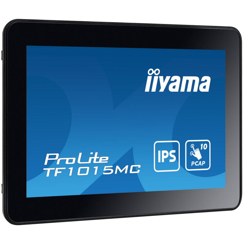 10" iiyama TF1015MC-B3: WXGA, 10P, VGA, HDMI, DP