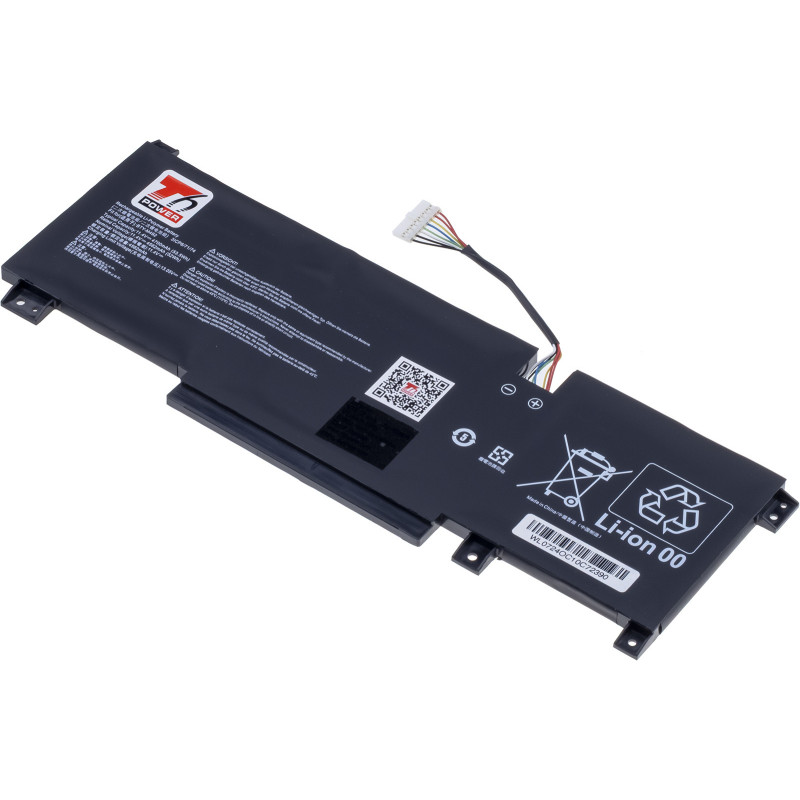 Batéria T6 Power pre MSI BTY-M492, 4700mAh, 53,5Wh, 3cell, Li-pol, white connector