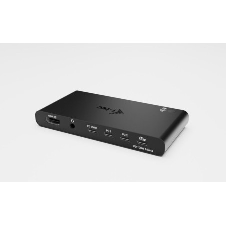 i-tec KVM Docking Station HDMI pre 2 hosty, Power Delivery 2x 100W