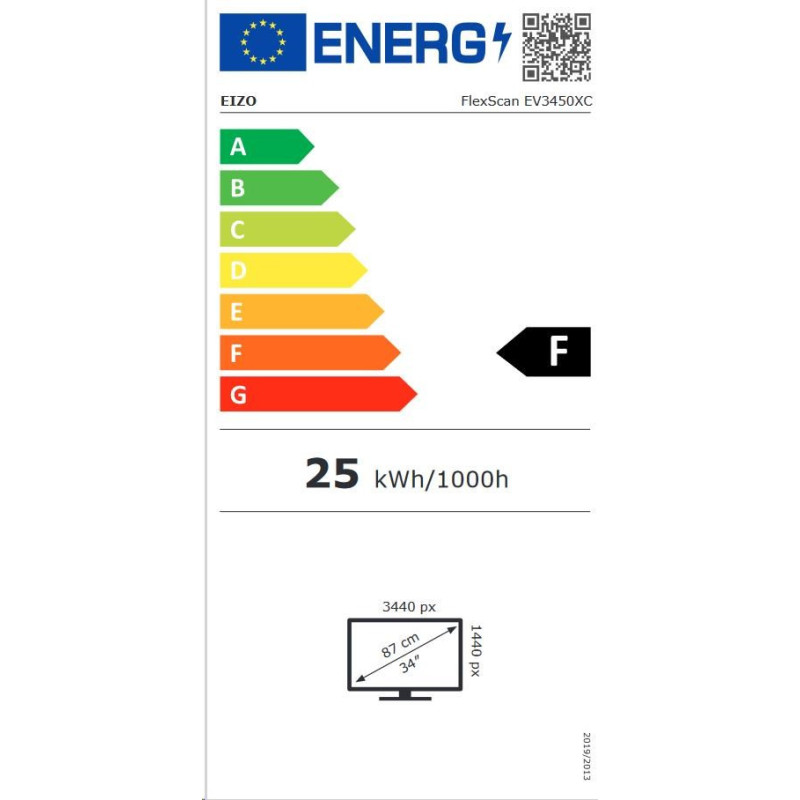 34" LED EIZO EV3450XC - UWQHD +, IPS, cam, curved