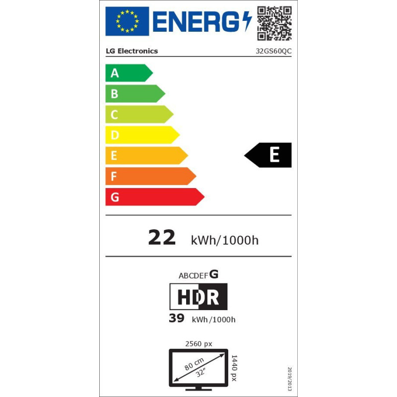 LG UltraGear/32GS60QC-B/32"/VA/QHD/180Hz/1ms/Black/2R