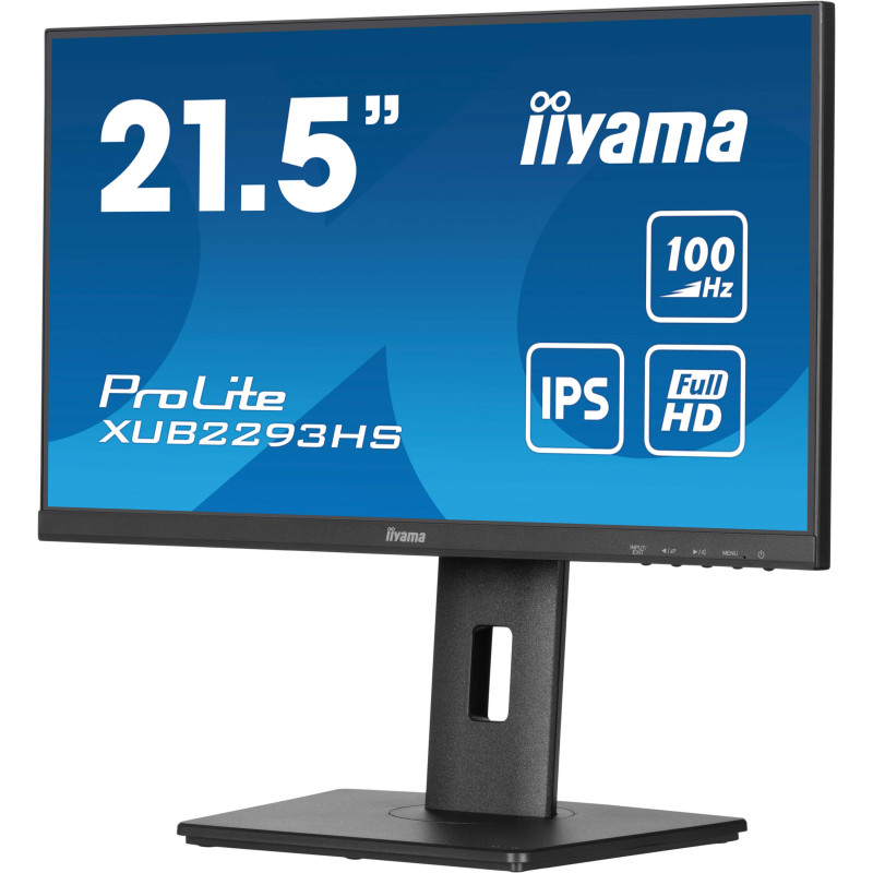 iiyama ProLite/XUB2293HS-B6/21,5"/IPS/FHD/100Hz/1ms/Black/3R