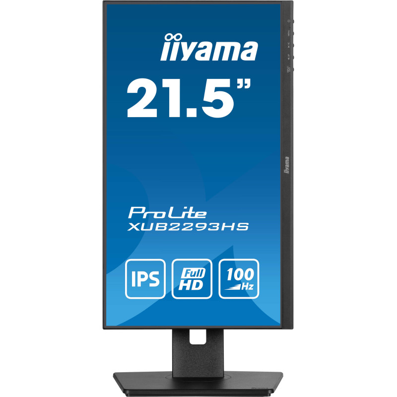 iiyama ProLite/XUB2293HS-B6/21,5"/IPS/FHD/100Hz/1ms/Black/3R