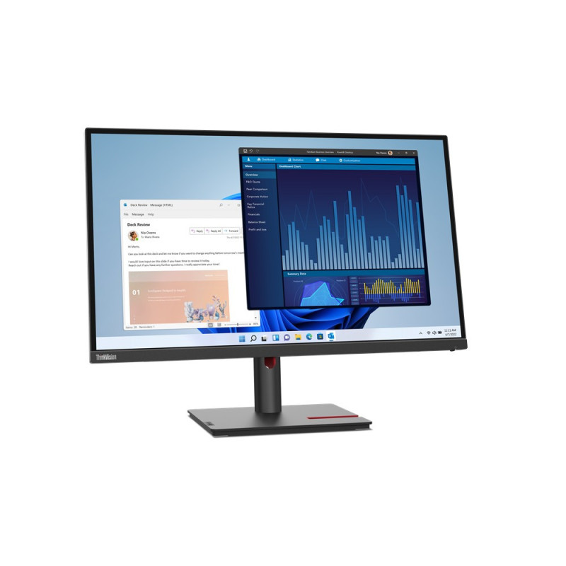 Lenovo ThinkVision/T27q-30/27"/IPS/4K UHD/60Hz/4ms/Black/3R