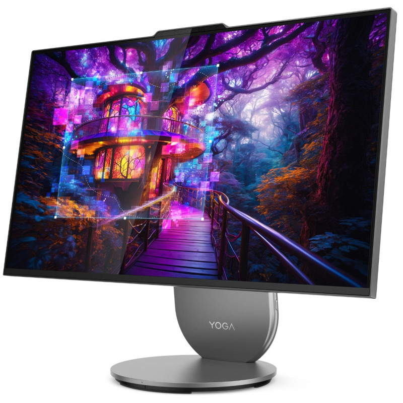 Lenovo Yoga/AIO 27IAH10/27"/QHD/U5-125H/16GB/1TB SSD/Arc Xe/W11H/Sivá/3ROn-Site