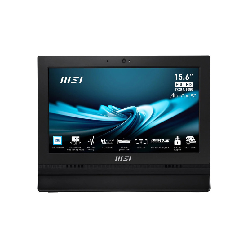 MSI PRO/AP162T ADL-04SCZ/15,6"/FHD/T/N100/4GB/128GB SSD/UHD/W11P/Černá/3R