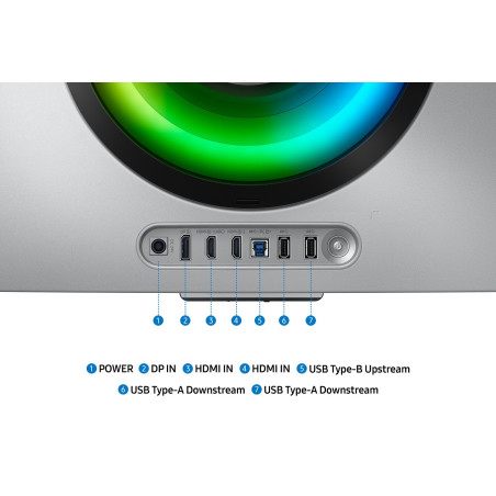 Samsung Odyssey OLED G8/G855D/34"/OLED/3440x1440/175Hz/0,03ms/Silver/3R