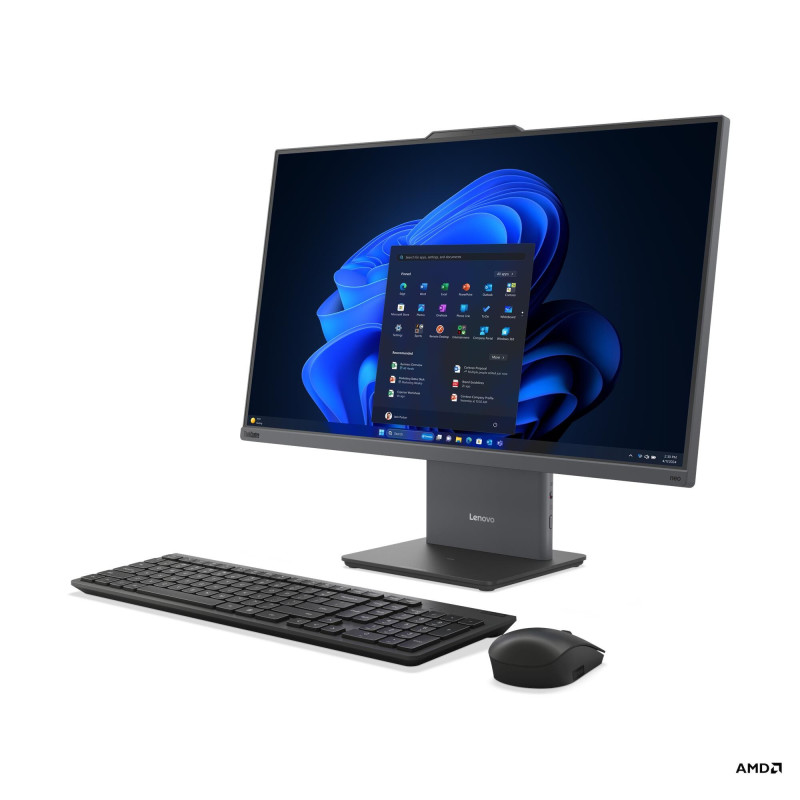 Lenovo ThinkCentre neo/55a 24 Gén 6/23,8"/FHD/R5-220/16GB/512GB/AMD int/W11P/Sivá/1R