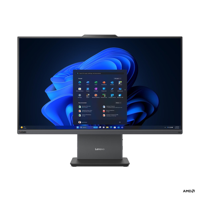 Lenovo ThinkCentre neo/55a 24 Gén 6/23,8"/FHD/R5-220/16GB/512GB/AMD int/W11P/Sivá/1R