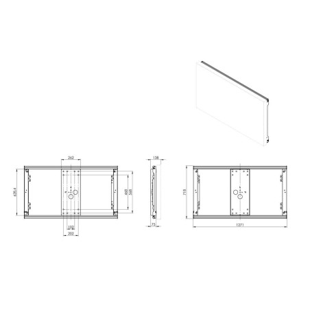 Vogel|s POW 1602 outdoor nástenný držiak pre LG 55XE4F