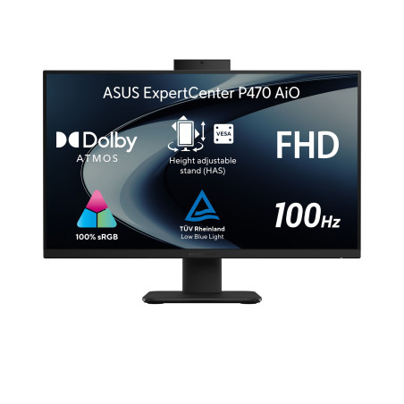ASUS ExpertCenter/P400 (P470VAK-BPC7321TX)/27"/FHD/7-240H/32GB/1TB/Intel int/W11P/Čierna/3ROn-Site