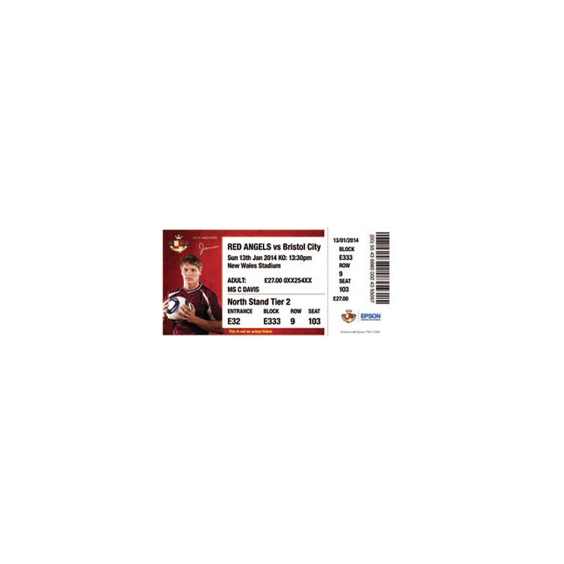 Premium Matte Ticket - Roll: 80mm x 50m