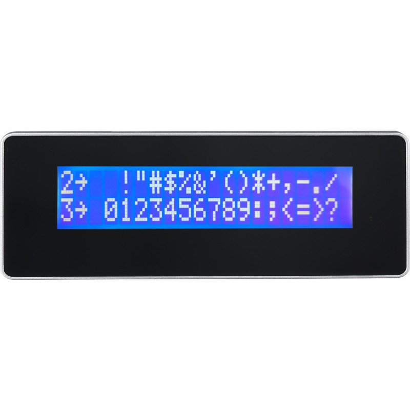 LCD displej zákaznícky LCM 20x2 pre AerPOS, čierny