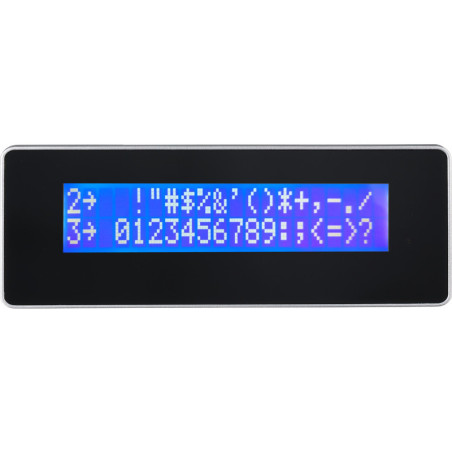LCD displej zákaznícky LCM 20x2 pre AerPOS, čierny