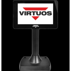 7" LCD farebný zákaznícky displej Virtuos SD700F, USB, čierny