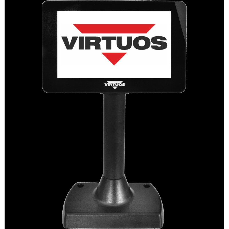 7" LCD farebný zákaznícky displej Virtuos SD700F, USB, čierny