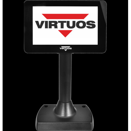 7" LCD farebný zákaznícky displej Virtuos SD700F, USB, čierny