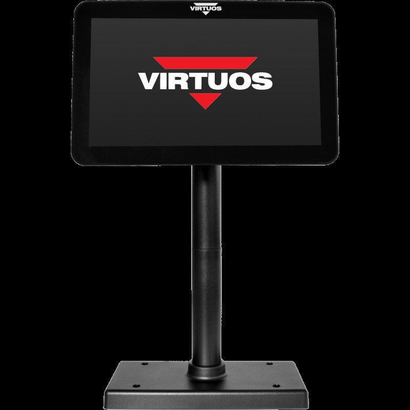 10,1" LCD farebný zákaznícky monitor Virtuos SD1010R, USB, čierny