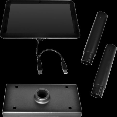 10,1" LCD farebný zákaznícky monitor Virtuos SD1010R, USB, čierny