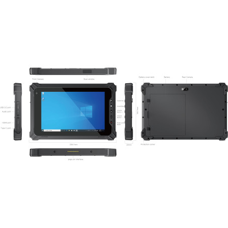 8" V-Pad Industry W8 - priemyselný tablet, 8/128GB