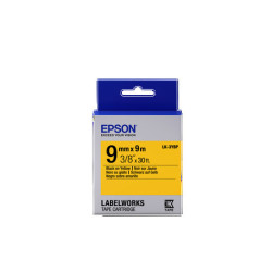 Epson Label Cartridge Pastel LK-3YBP Black/Yellow 9mm (9m)