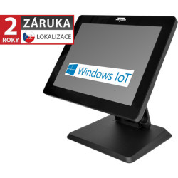 VIRTUOS BPOS BP-1588, 15" LCD LED, 400 cd/m2, J6412, 8 GB RAM, 256 GB SSD, Win11 IoT, kapacitný, čierny