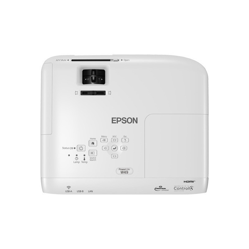 EPSON EB-W49, 3800 Ansi, WXGA, 16:10