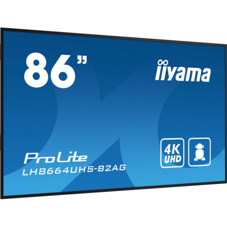 86" iiyama LH8664UHS-B2AG: IPS, 4K, 24 7, Android