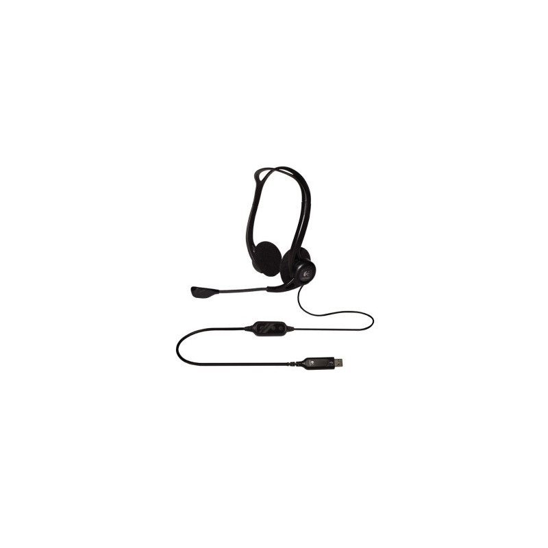 Logitech PC 960/Stereo/USB/Drôt/Čierna