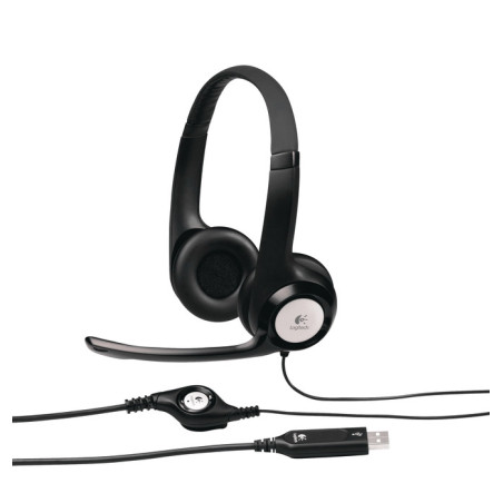 Logitech H390/Stereo/USB/Drôt/Čierna