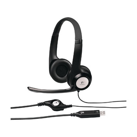 Logitech H390/Stereo/USB/Drôt/Čierna