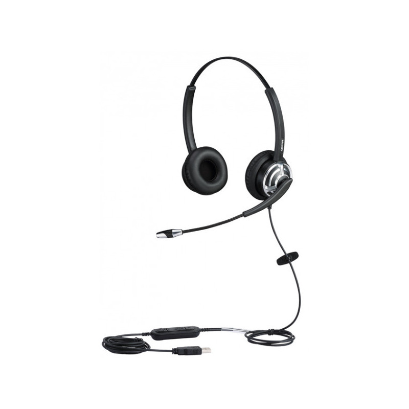 WELL Mairdi MRD-805D USB, náhlavka dvojušná (USB s ovládaním hlasitosti)
